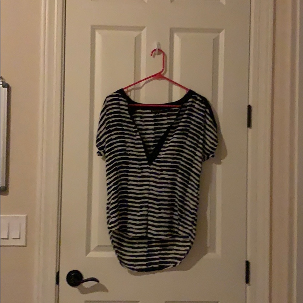 Black and white striped shirt